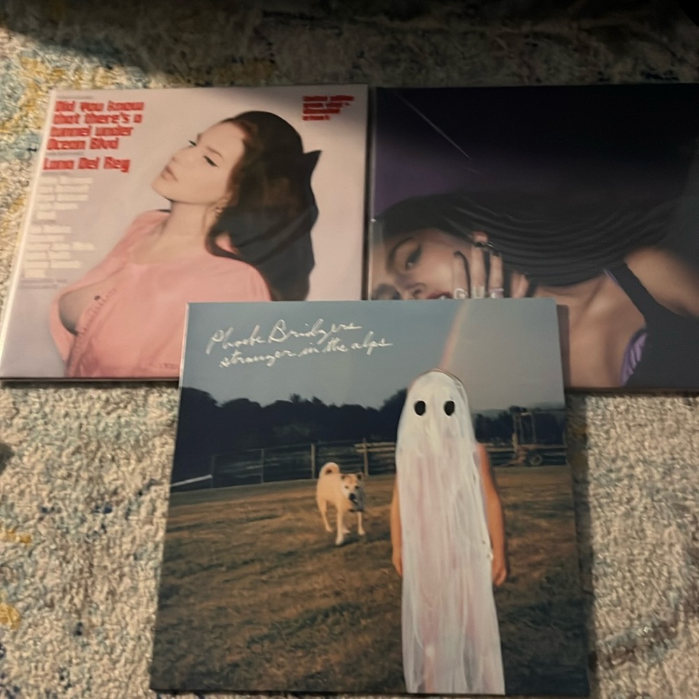 3 Album Bundle - Del Rey, Bridgers and Rodrigo